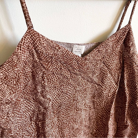 A New Day Brown Snake Print Camisole - Picture 4 of 5